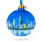 San Diego, California Glass Ball Christmas Ornament 3.25 Inches